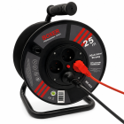 Kabeļa pagarinātājs ar spoli BOXER, 25 m, 3Gx2.5 mm², 2925 W, BX-853