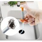 Pavasara cauruļu tīrīšanas instruments ar satvērēju 86 cm