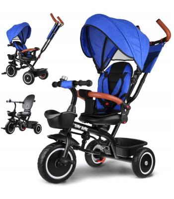 3in1 bērnu trīsritenis - ratiņi ar nojumi, TINY BIKE SP0650