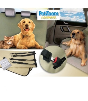 PetZoom Loungee ZW3 automašīnas aizmugurējā sēdekļa pārsegs dzīvniekiem