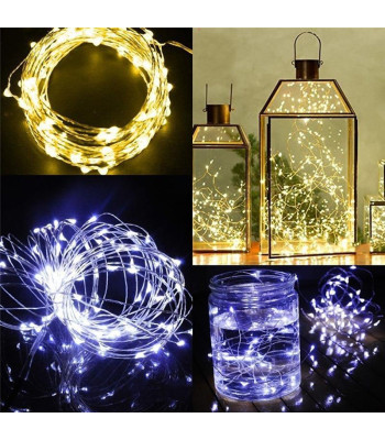 Elastīgā stieples virtene 200 LED 15m