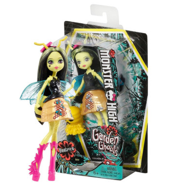 Monster High® lelle dārza briesmonis ar kukainīti FCV49