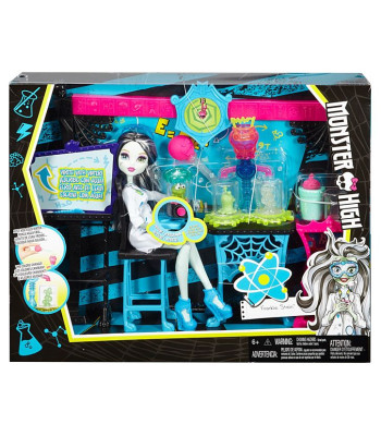 Monster High® Skulltimate zinātnes nodarbību komplekts un lelle DNX37