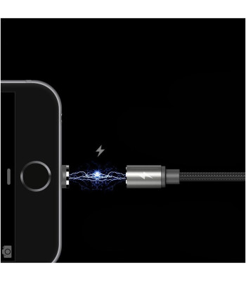 Remax Gravity USB kabelis ar LED apgaismojumu 1M 2.1A