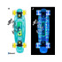 Gaismas skrituļdēlis ar gaismas ritenīšiem un Bluetooth skaļruni Penny Board WORKER Ravery 22