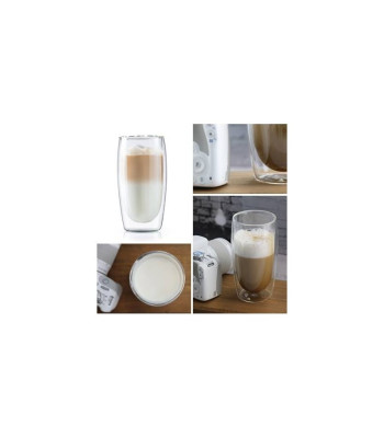 Dubultu sienu stiklu komplekts Latte-Macchiato (2 gab.)