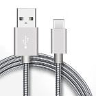 USB 2.0 ātrās uzlādes kabelis 1m, TYPE-C | Samsung S8 un jaunākām versijām