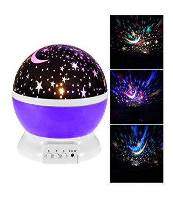 Projektors - naktslampiņa DREAM Purple