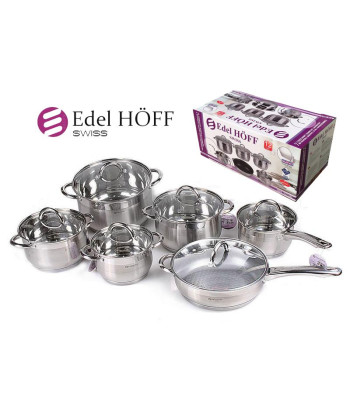 Katlu komplekts 12 daļās EDEL HOFF SWISS EH-9013