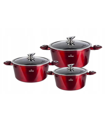 Katlu komplekts 6 daļas Red ZILNER ZL-8561