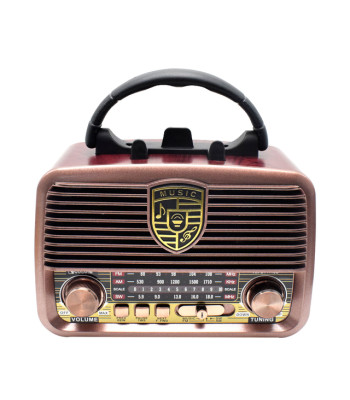 Radio uztvērējs ar MP3 un bluetooth, uzlādējams no saules RX-BT1110S