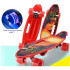 Penny Board skrituļdēlis ar rokturi un LED mirgojošiem riteņiem