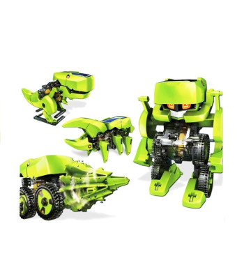 Saules enerģijas robots - konstruktoru komplekts 4in1