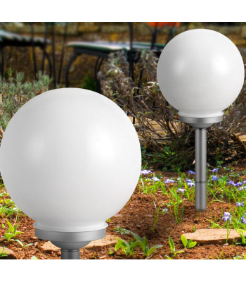 Saules LED dārza lampa apaļa 20cm HX-1408
