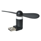 Pārnēsājams mini ventilators ar dubultu USB savienojumu