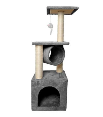 Kaķu skrāpis 90 cm, pelēks