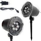 LED projektors mājām - Ziemassvētku sniegpārsliņas