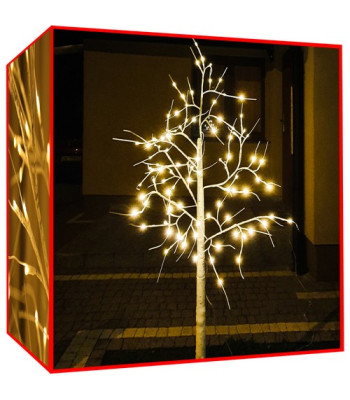Dekoratīvi izgaismots bērzs 180cm - LED lampas 