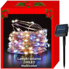 Saules Ziemassvētku lampiņas - vadi 200LED daudzkrāsaini