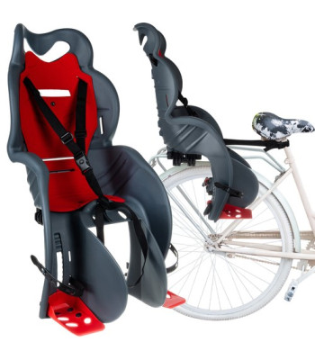 Velosipēda sēdeklis bērnam līdz 22KG HTP 57142 - pelēks