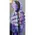 Sintētiskie mati ombre zils/violets Soulima 21366