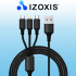 USB kabelis 3in1 Izoxis 22194