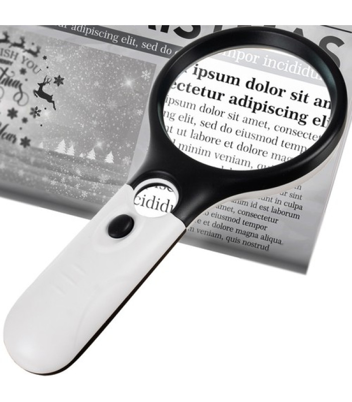 Dubultā Lupa ar LED Apgaismojumu