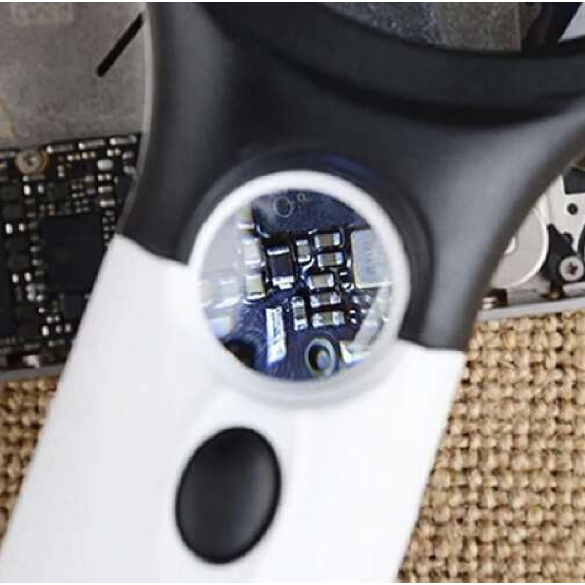 Dubultā Lupa ar LED Apgaismojumu