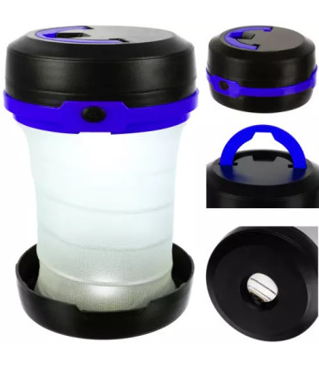 2in1 salokāma tūristu lampa - zila