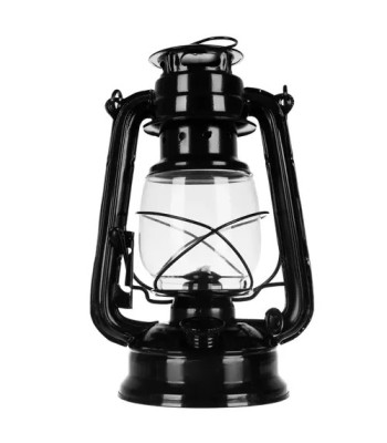 Naftas lampa melna 24cm