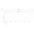 Gaismas aizkars LED 138 USB - auksts balts KS19752