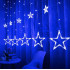 Gaismas aizkars LED 138 USB - auksts balts KS19752