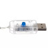LED aizkars 300 LED USB-auksti balts