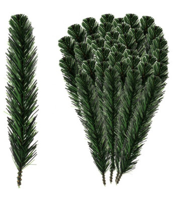 Mākslīgās egļu zari dekorācijām 29 cm 40 gab