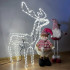 Renifer LED - ziemas balts Ruhhy 22510