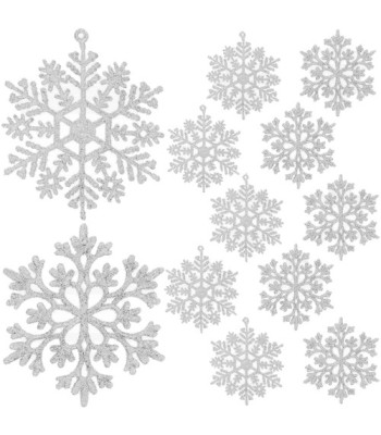 Ziemassvētku eglītes sniegpārsliņu rotājumi Ruhhy 22516, 12 gab.