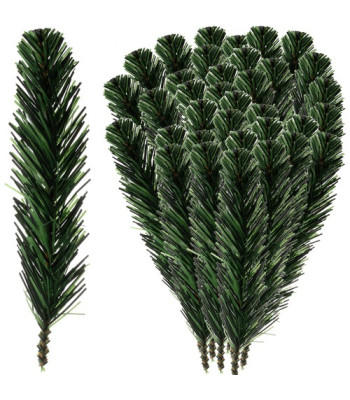 Mākslīgie egļu zari dekorācijām, Ruhhy 22512, 21 cm, 40 gab.