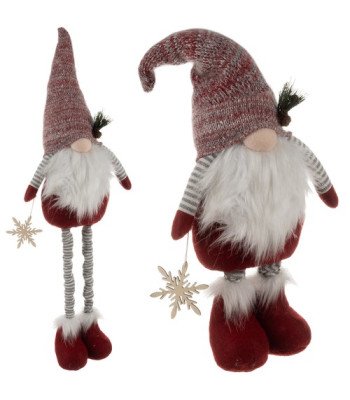 Ziemassvētku rūķis ar teleskopiskām kājām Ruhhy 22315 82cm