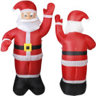 Piepūšamais Santa Klauss ar LED apgaismojumu