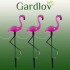 Saules lampas flamingi 3 gabali