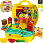 Plastilīna komplekts koferī - Kino teātra uzkodu bārs Kruzzel 23202
