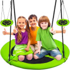 Šūpoles Stārķa Ligzda 100cm Zaļi-Melna 23514