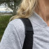 Liels un ietilpīgs iepirkumu ratiņi uz putu riteņiem