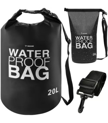 Ūdensnecaurlaidīgs maiss, melns, 20L, 23566