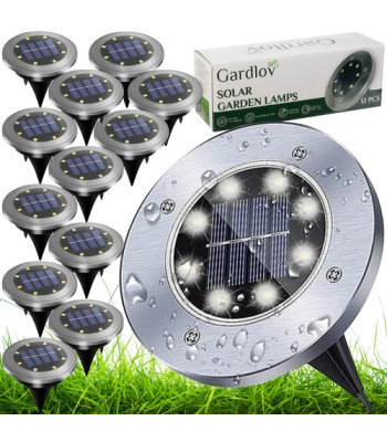 Dārza saules lampiņas - 12 gab. Gardlov 24001
