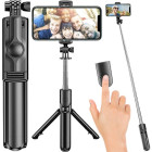 Selfie nūjiņa ar statīvu 2-in-1 Bluetooth un tālvadības pults
