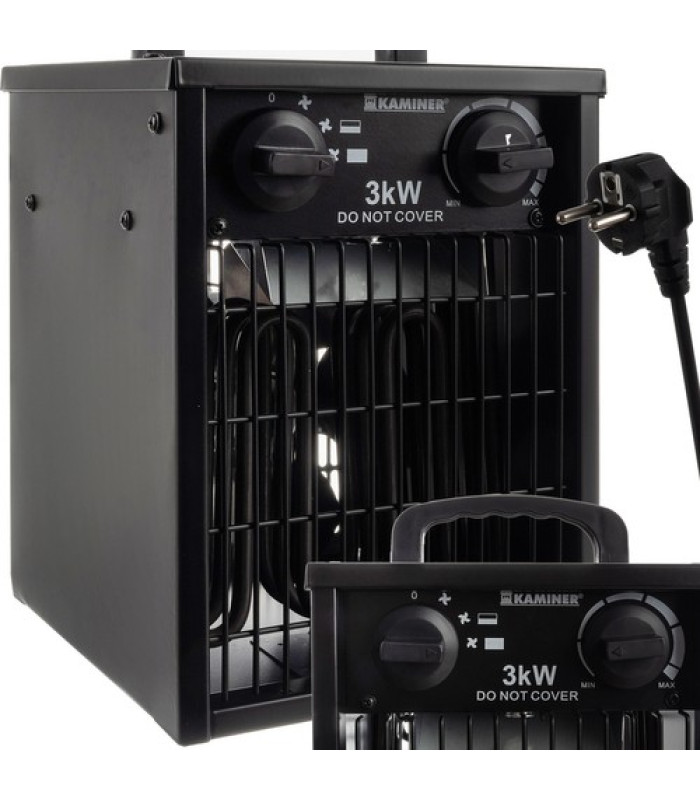 Spēcīgs Elektriskais Sildītājs ar Ventilatoru