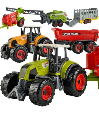 Farma – lauksaimniecības transportlīdzekļu komplekts, 6 gab., 23436