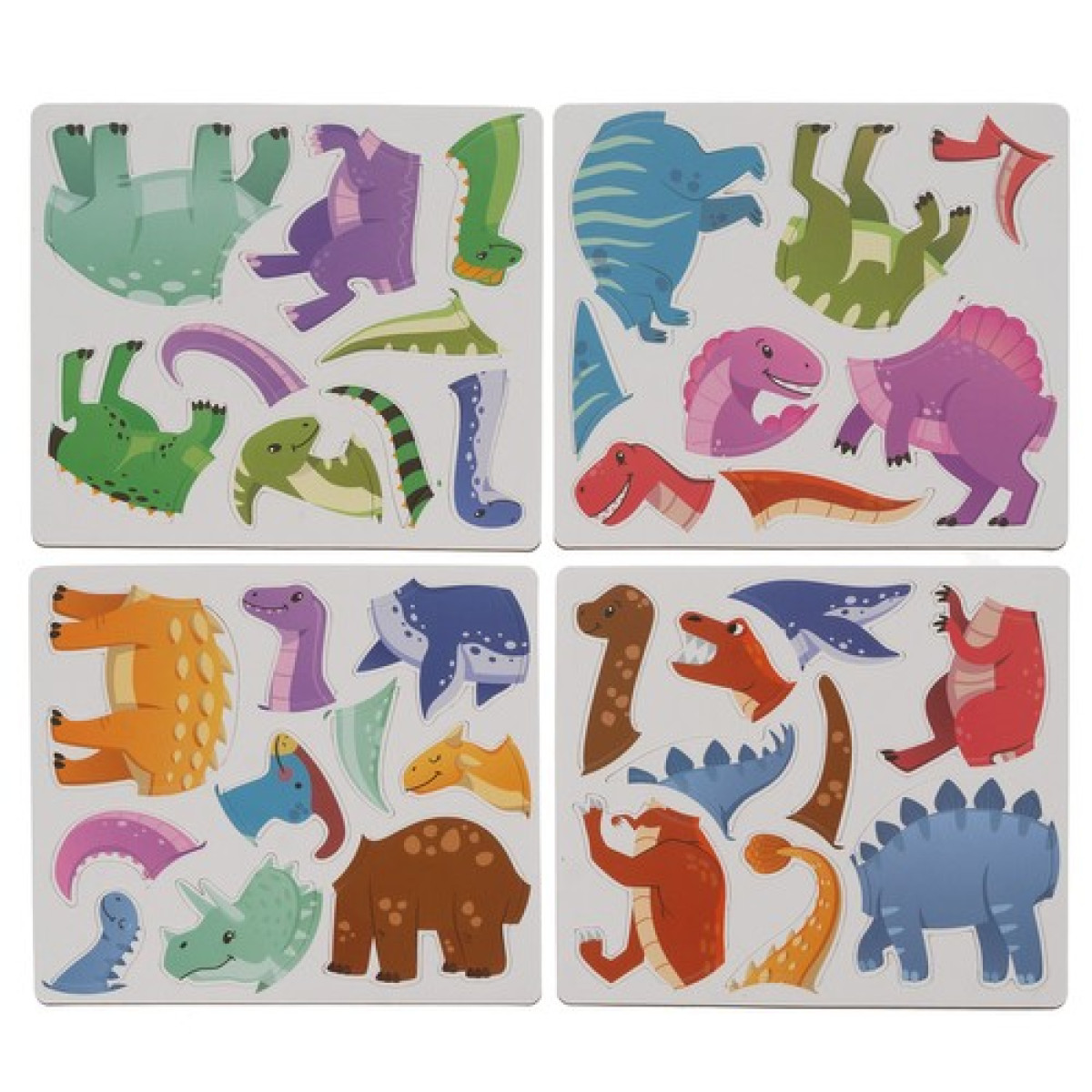 Magnētiskā puzle "Dinozauri"
