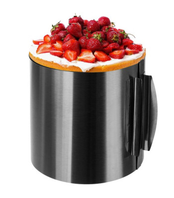 Regulējams konditorejas riņķis tortēm Ruhhy 24618, 16–30 cm, 15 cm